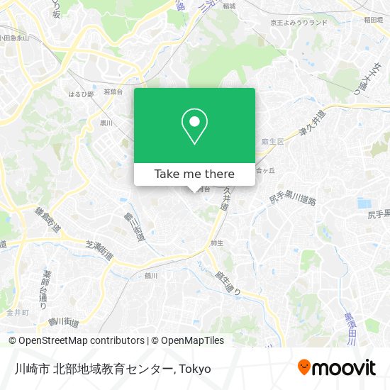 川崎市 北部地域教育センター map