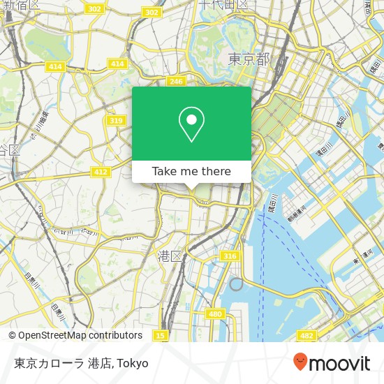東京カローラ 港店 map