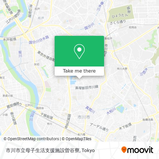 市川市立母子生活支援施設曽谷寮 map
