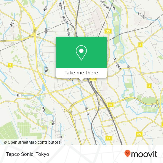 Tepco Sonic map