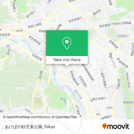 あけぼの杉児童公園 map
