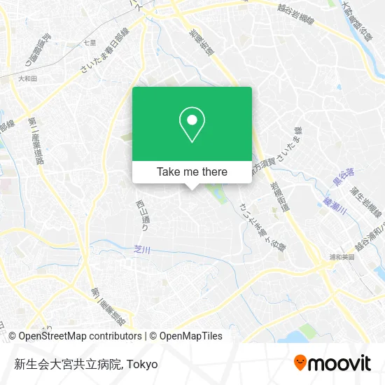 新生会大宮共立病院 map
