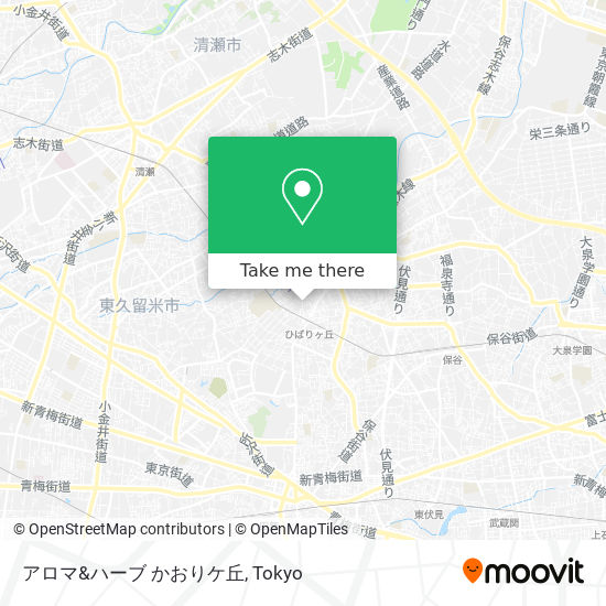 アロマ&ハーブ かおりケ丘 map