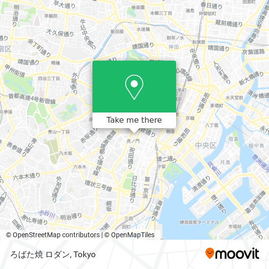 ろばた焼 ロダン map