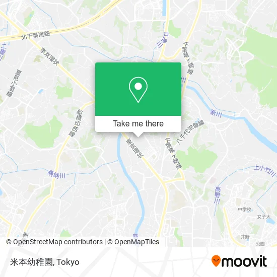 Yonemoto Kindergarten map