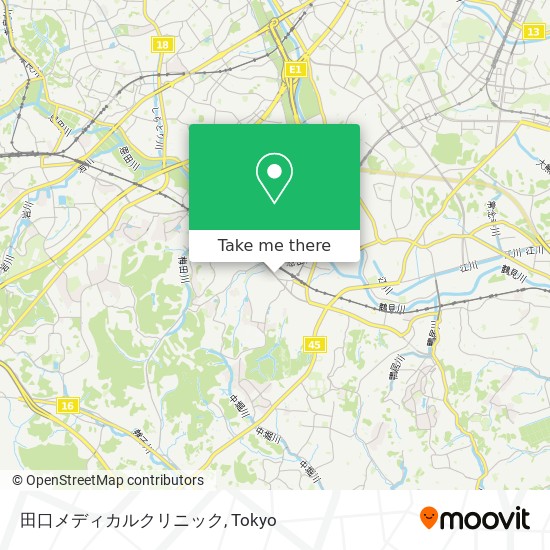 田口メディカルクリニック map