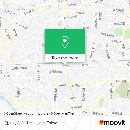 ほくしんクリーニング map