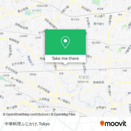 中華料理ふじかけ map