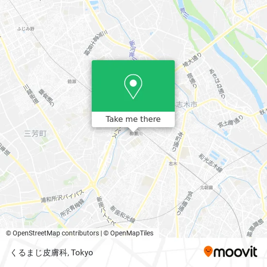 くるまじ皮膚科 map