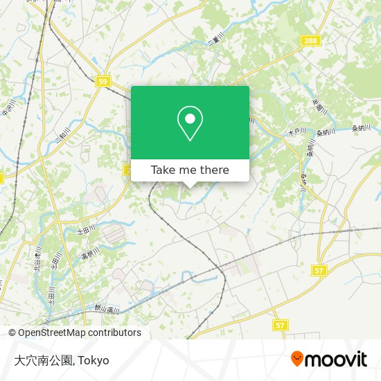 大穴南公園 map