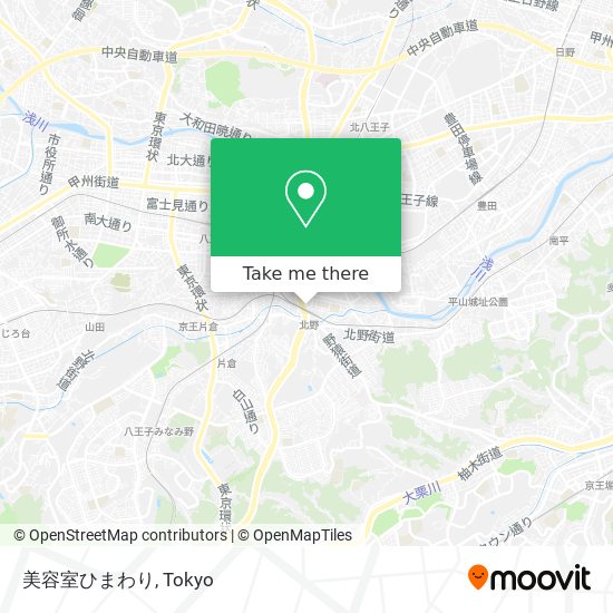 怎樣搭巴士或地鐵去八王子市的美容室ひまわり Moovit