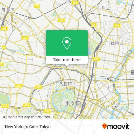 New Yorkers Cafe map