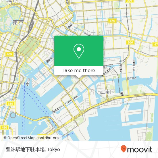 豊洲駅地下駐車場 map