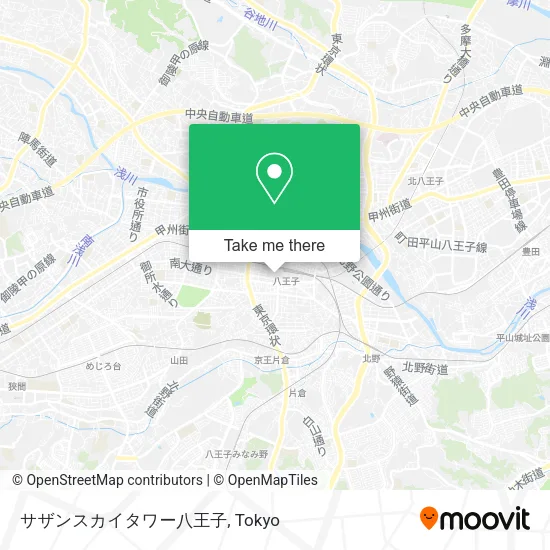 Southern Sky Tower Hachioji map