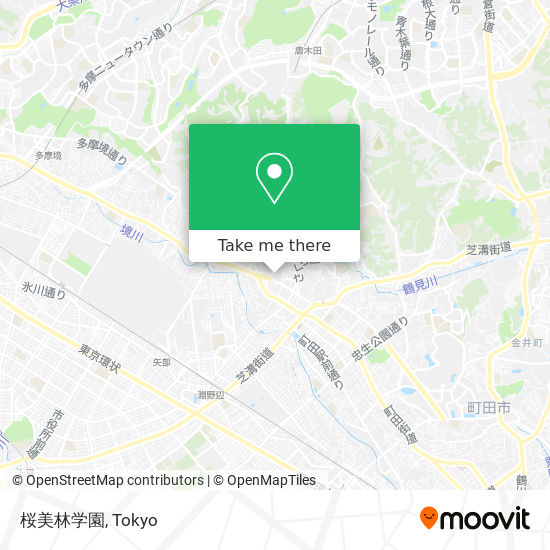 桜美林学園 map