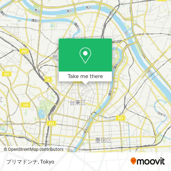 How To Get To プリマドンナ In 台東区 By Metro Or Bus
