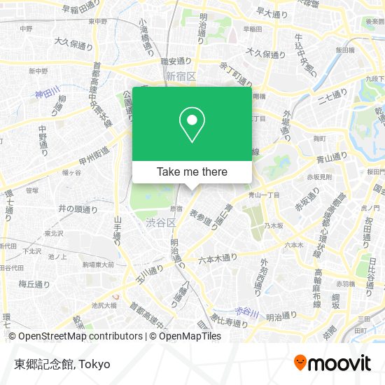 東郷記念館 map