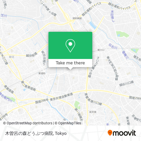 木曽呂の森どうぶつ病院 map