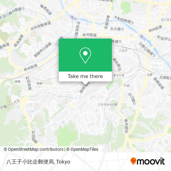 八王子小比企郵便局 map