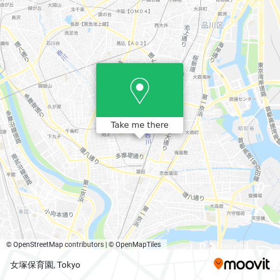 女塚保育園 map
