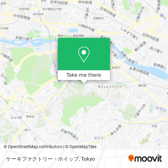 How To Get To ケーキファクトリー ホイップ In 稲城市 By Bus Or Metro
