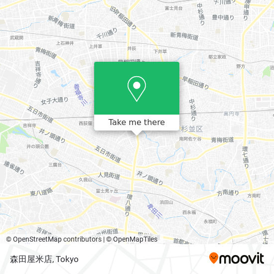 森田屋米店 map