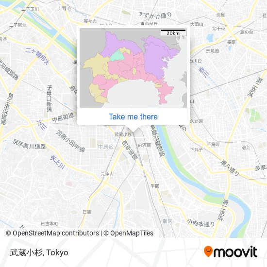武蔵小杉 map