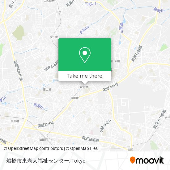 船橋市東老人福祉センター map
