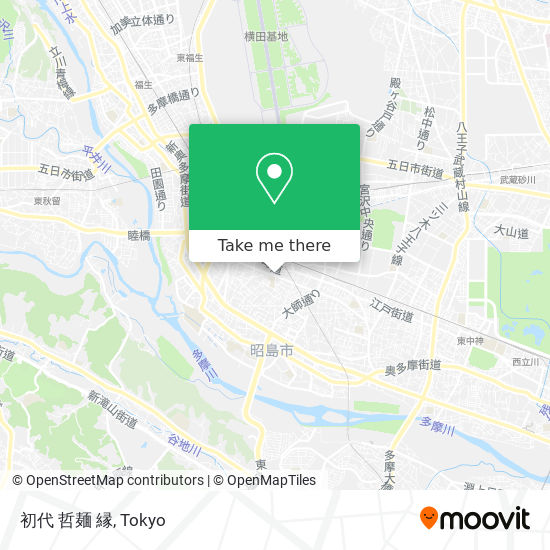 初代 哲麺 縁 map