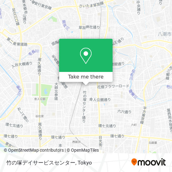 竹の塚デイサービスセンター map