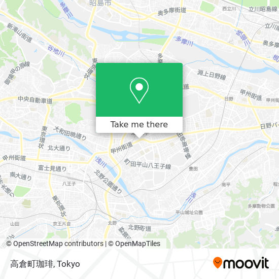 高倉町珈琲 map