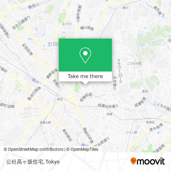 公社高ヶ坂住宅 map