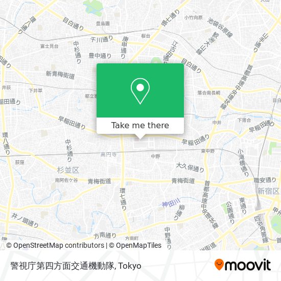 警視庁第四方面交通機動隊 map