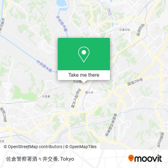 佐倉警察署酒々井交番 map