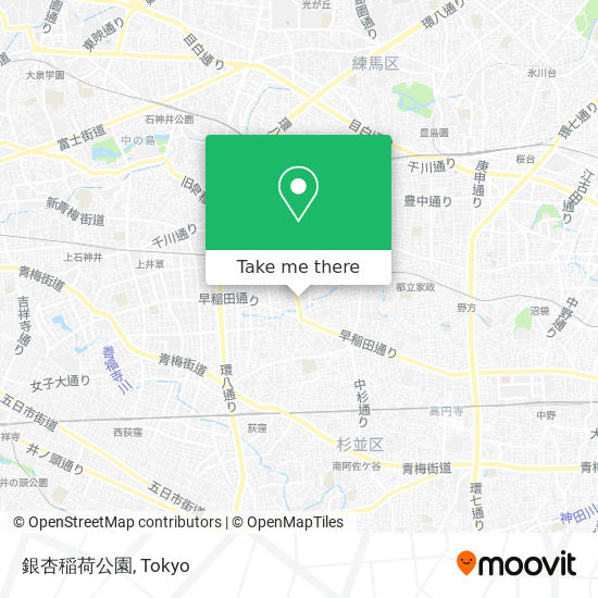 銀杏稲荷公園 map