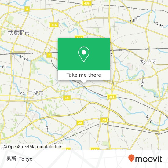 男爵 map