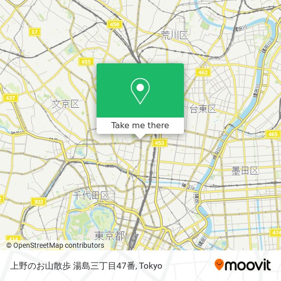 上野のお山散歩 湯島三丁目47番 map