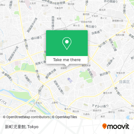 新町児童館 map