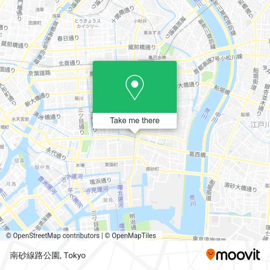 南砂線路公園 map
