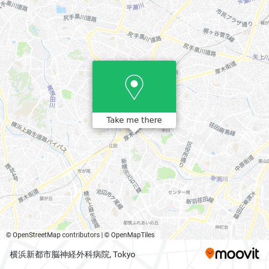 横浜新都市脳神経外科病院 map