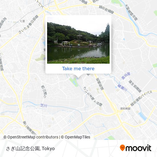 さぎ山記念公園 map