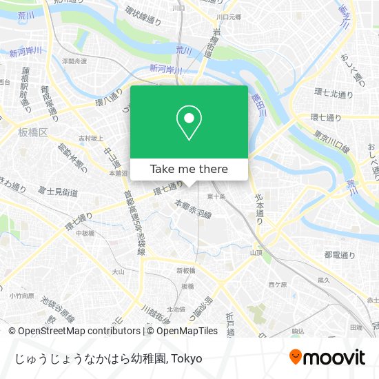 じゅうじょうなかはら幼稚園 map