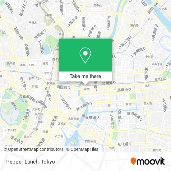 Pepper Lunch map