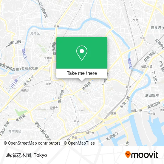 馬場花木園 map