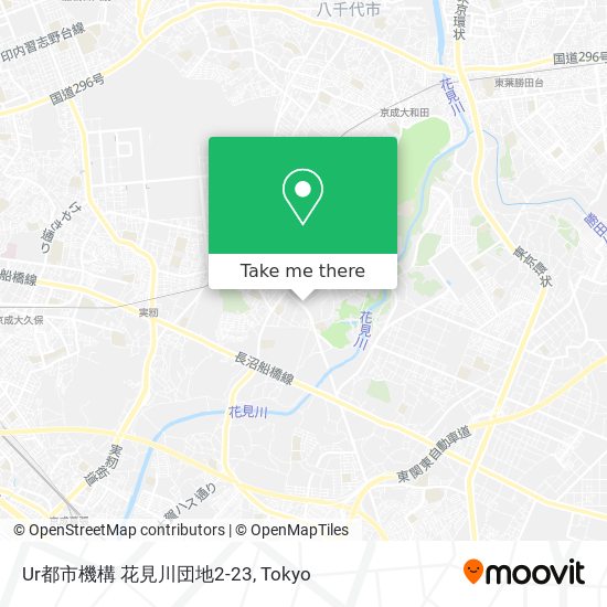 Ur都市機構 花見川団地2-23 map