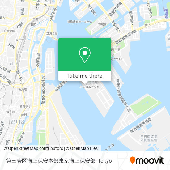 第三管区海上保安本部東京海上保安部 map