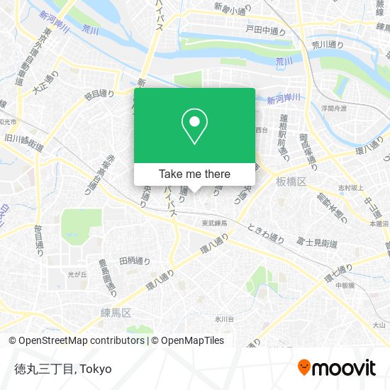 徳丸三丁目 map