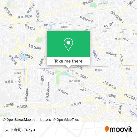 天下寿司 map