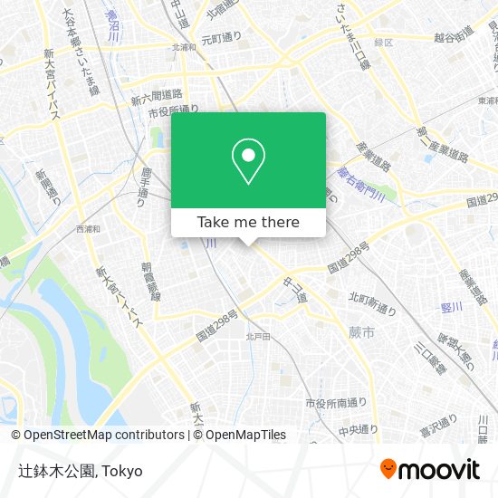 辻鉢木公園 map