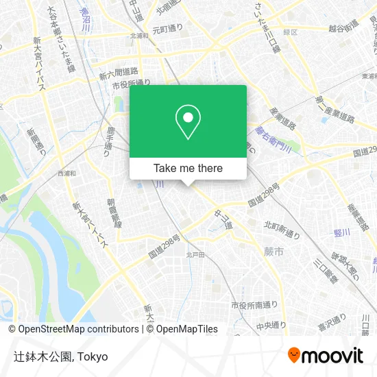 辻鉢木公園 map